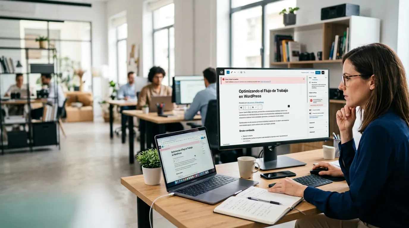 Errores comunes al administrar contenido en WordPress